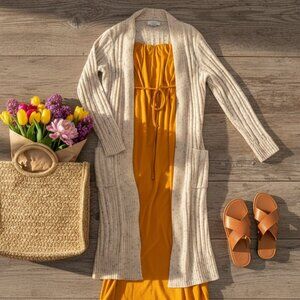 Zara Yellow Strapless Sundress Resort Wear